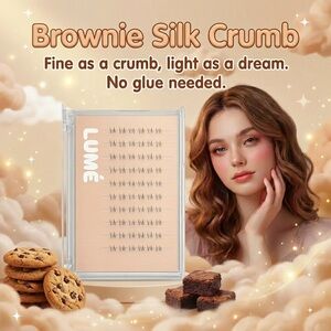 Brownie Silk Crumb lower lash no glue Eyelashes